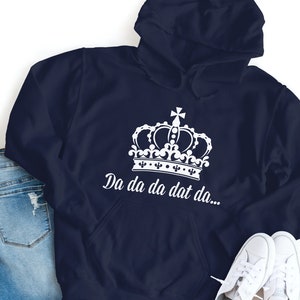 Hamilton Gifts - Da Da Da Dat Da | Alexander Hamilton | King George | Soft Hoodie | Gift Ideas Broadway Lover - Unisex Hooded Sweatshirt