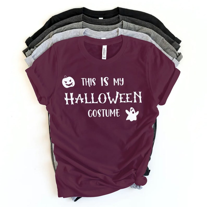 Questo è il mio costume di Halloween T-shirt di Halloween Maglietta divertente / Camicie di Halloween da donna immagine 3