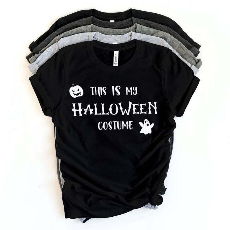 Questo è il mio costume di Halloween T-shirt di Halloween Maglietta divertente / Camicie di Halloween da donna immagine 1