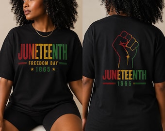 Juni Freiheit Tag 1865 Shirt, Schwarzes Geschichts Pride T-Shirt