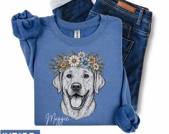 T-Shirt mit individuellem Haustierporträt, personalisiertes Hunde-Shirt nach Foto, Katzen-T-Shirt, Geschenk für Tierbesitzer, Geschenk für Hundebesitzer, Ihr Haustier auf einem T-Shirt
