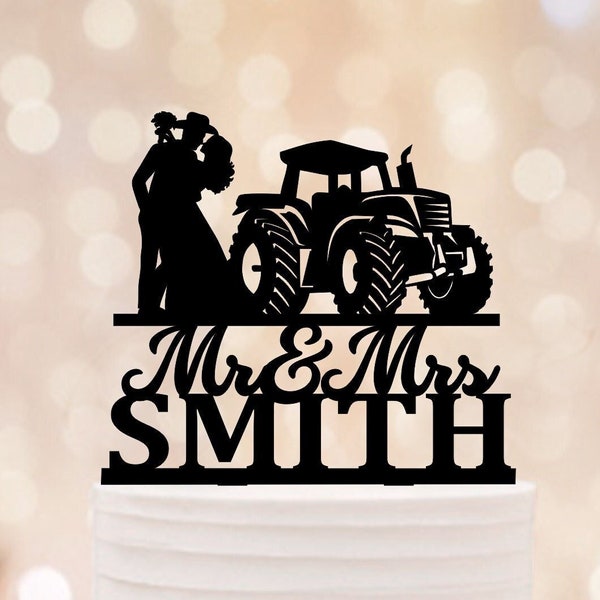 Tractor Cake Toppers Etsy