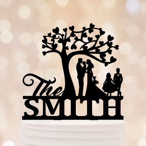 Anniversary Cake Topper, Family cake topper with kids, Mr And Mrs Cake Topper With Kids,  20th anniversary Family Topper, Topper with Baby