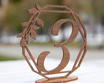 Rustic Table Numbers - Etsy