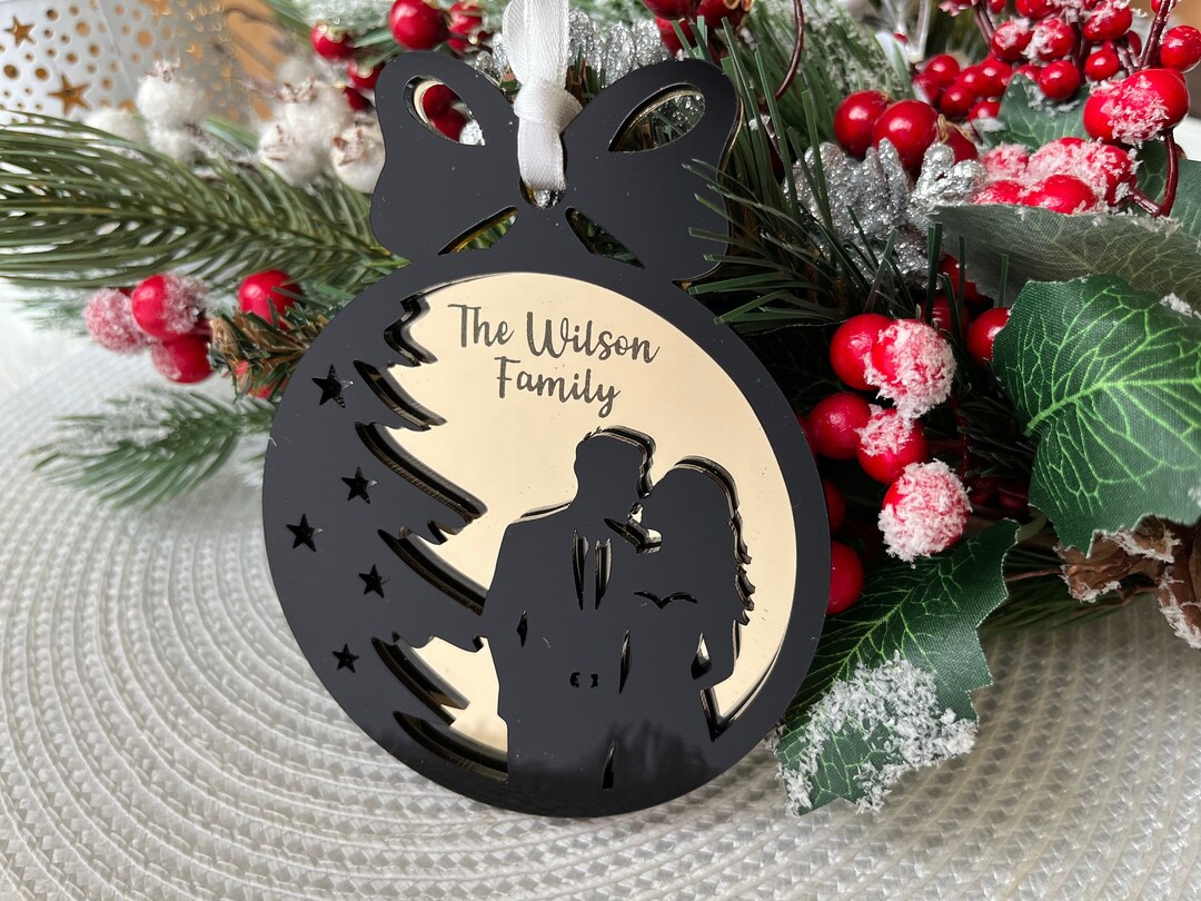 Newlyweds Christmas Ornaments 2025 Family Christmas Ornament Etsy