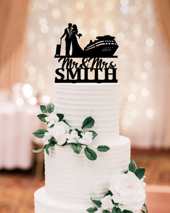 cruise ship cake topper