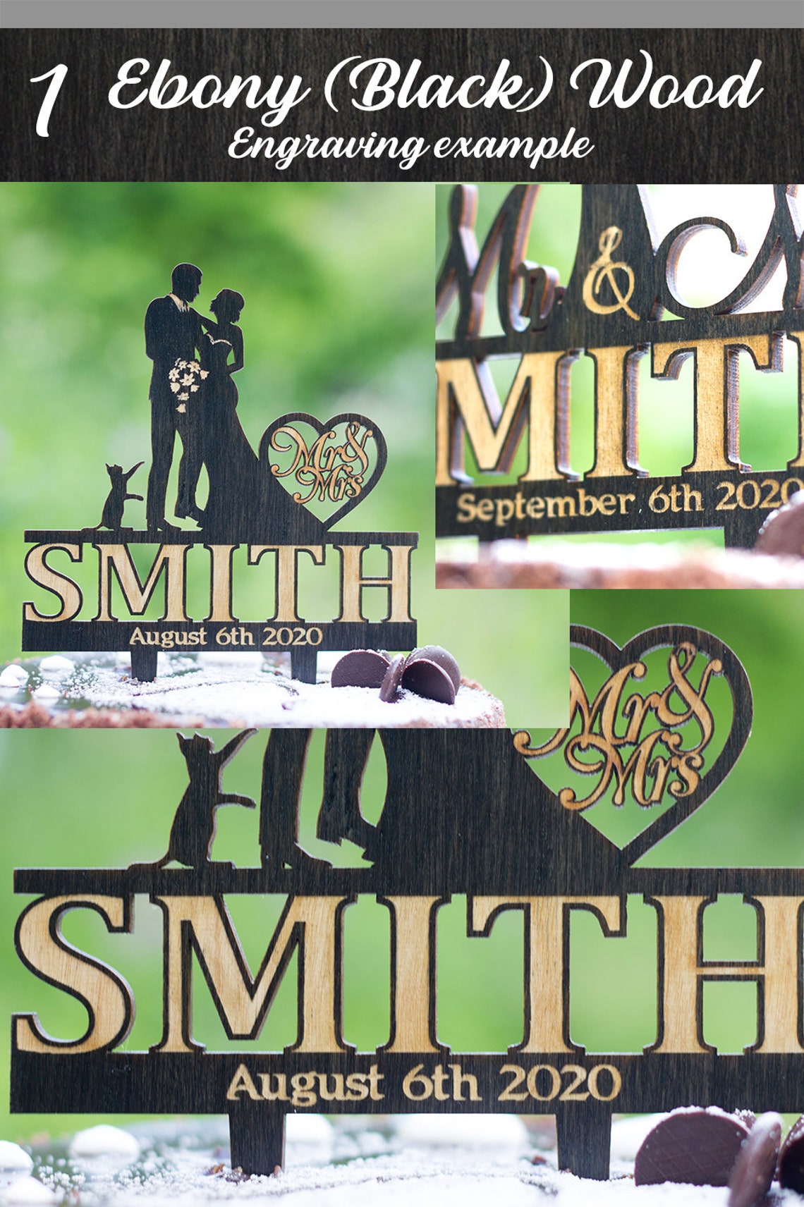 Till Death Do Us Part Cake TopperSkull Cake TopperWedding Etsy