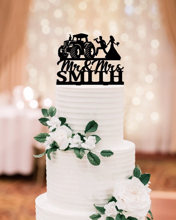Personalized Farmer or Country Themed Cake Topper