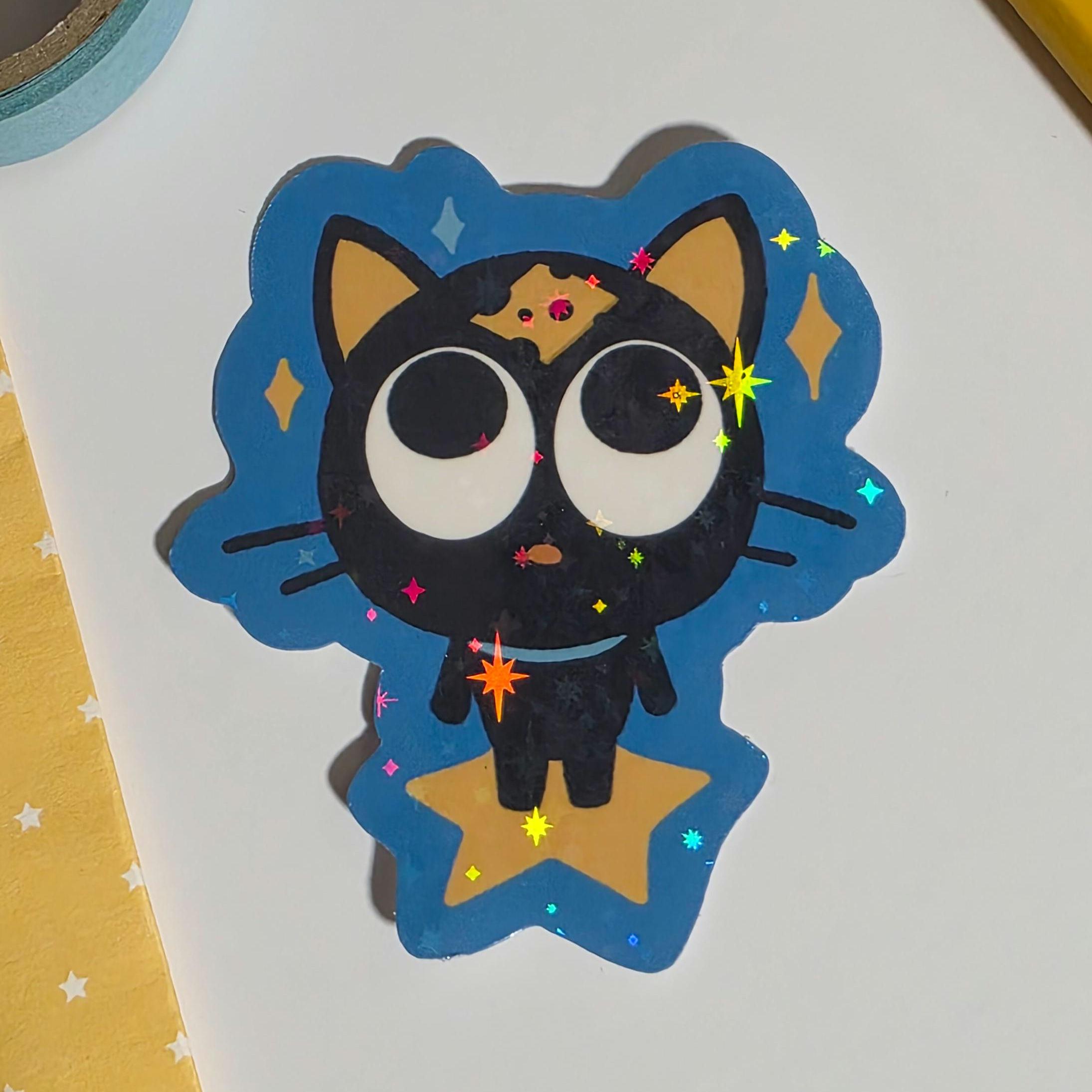 Cheese Slap | Chococat Vinyl Sticker - Etsy