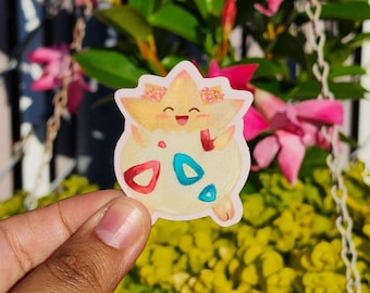 Cottagecore | Togepi Vinyl Sitcker