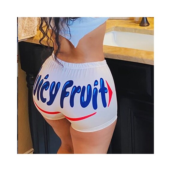 Booty Shorts for Women Juicy Fruit High 