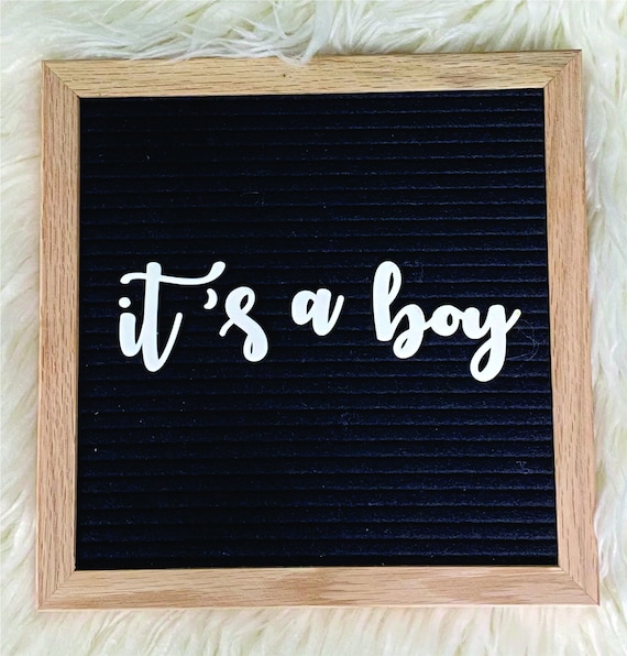 It's a Boy Letter Board, Pregnancy Announcement, Baby Boy Sign