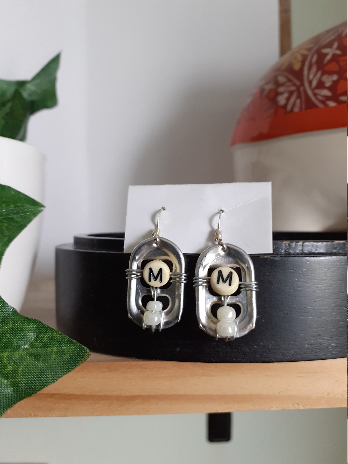 Handmade can tab earrings Etsy