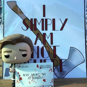 American Psycho Print & Sticker Set / 8x8 Print / Movie Quote Art