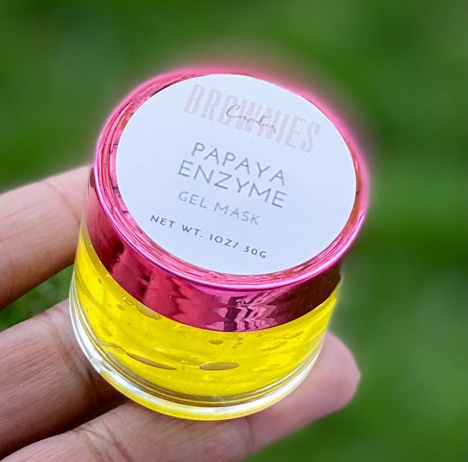 Papaya Enzyme HydroJelly Mask Face Mask Hydrating Face Mask Etsy