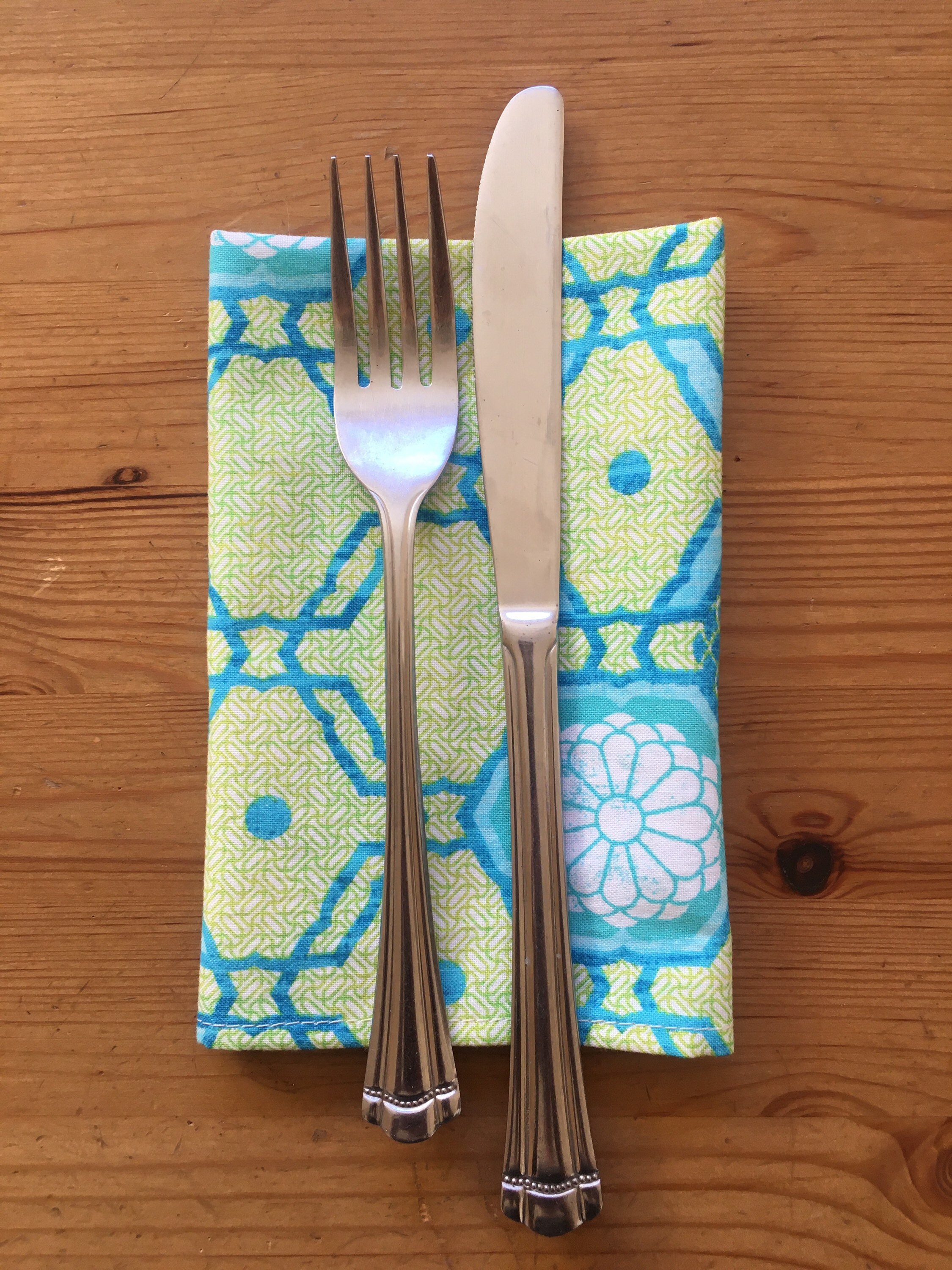 EcoFriendly Reusable 100 Cotton Cloth Napkins. Set of 6. Etsy