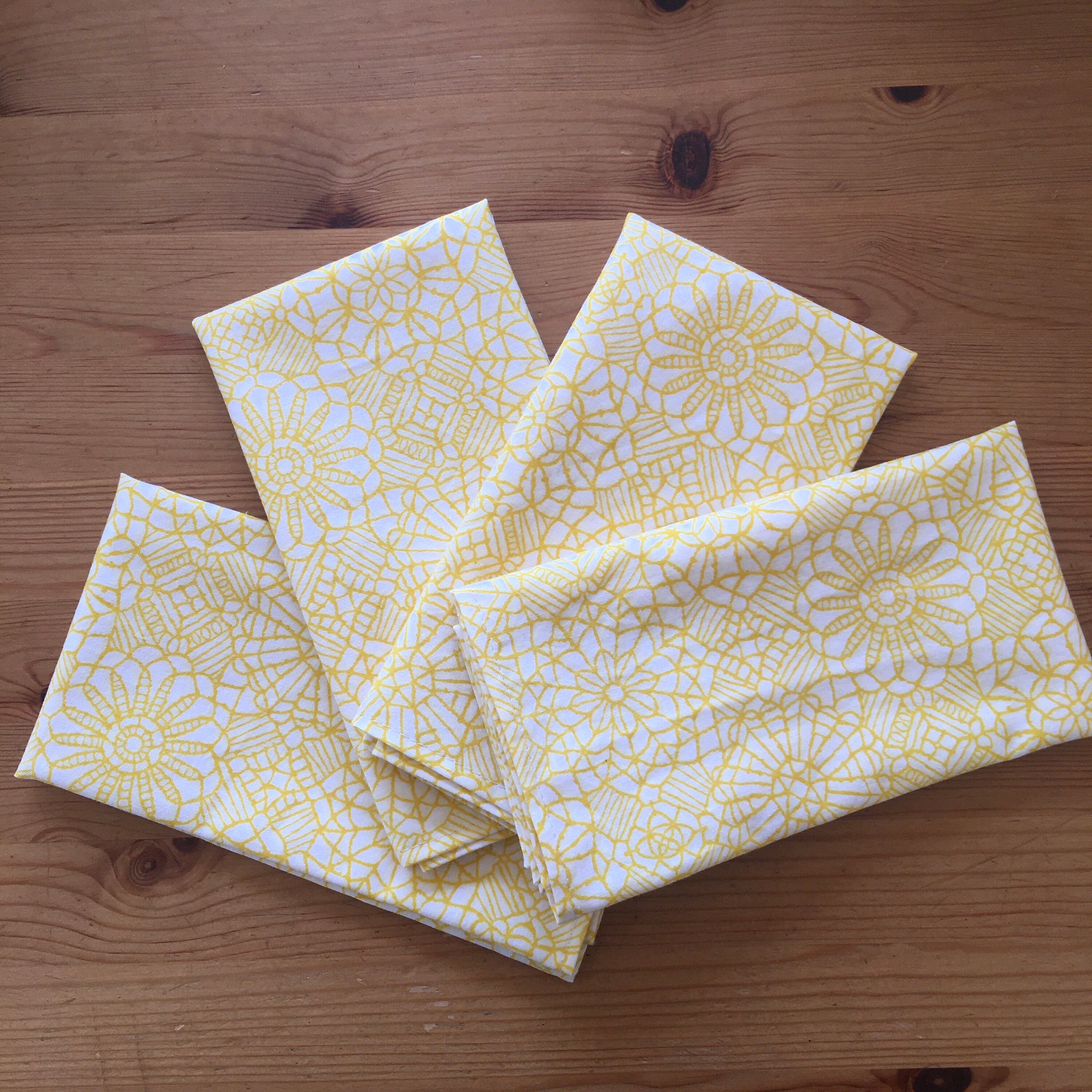 Cloth Dinner Napkins LARGE EcoFriendly Reusable 100 Etsy