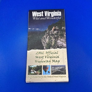 May include: A folded paper map of West Virginia with the title "2002 Official West Virginia Highway Map" and the tagline "Wild and Wonderful". The map is distributed free by the State of West Virginia.