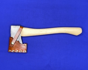 Vintage Collins Hatchet with leather sheath