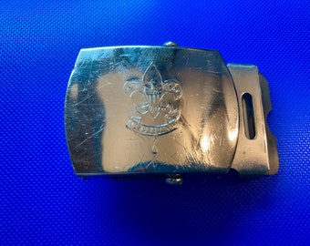 Brass Boy Scout Belt Buckle