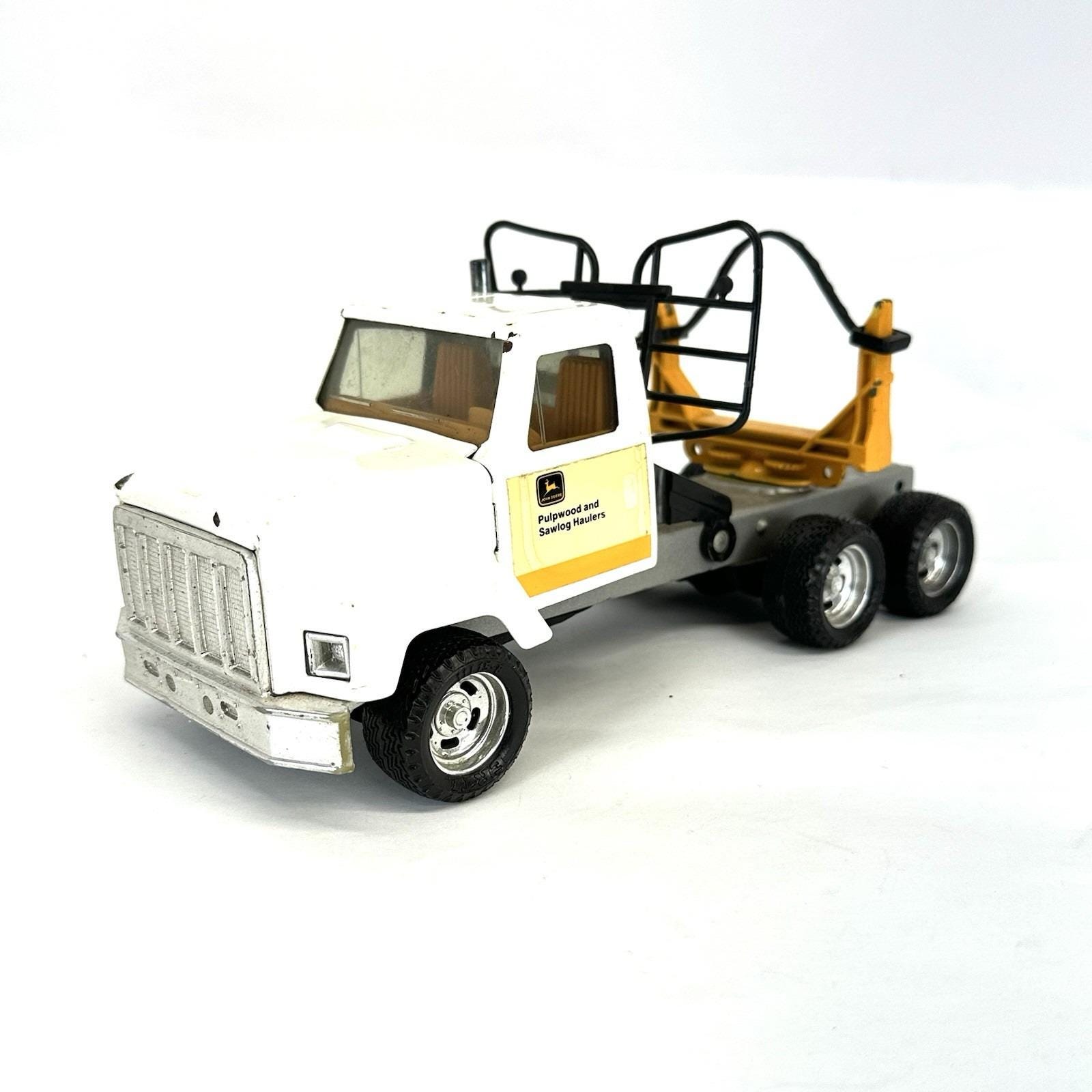 Logging Diecasts Vintage John Deere Pulpwood & Sawlog Haulers Logging Truck Diecast Toy ...