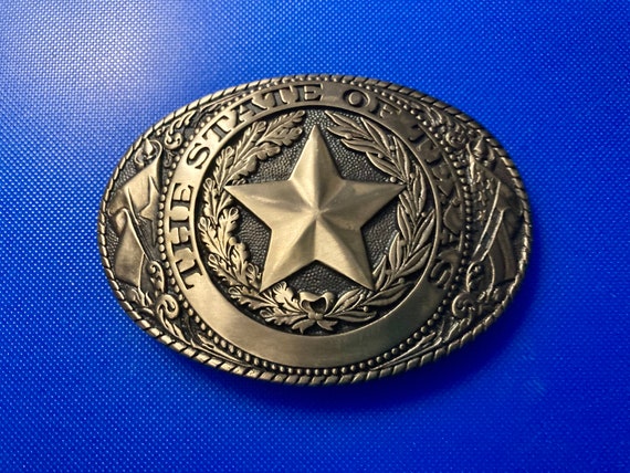 Tony Lama Texas Belt Buckle - image 1