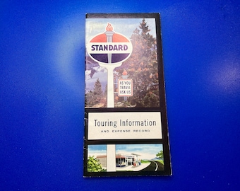 Standard Oil Touring Information and Expense Record