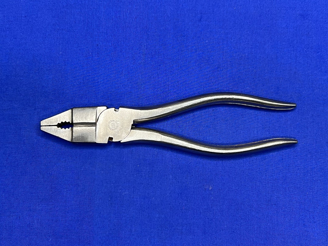 Steel Craft Tool Linemans Pliers Made in Germany Etsy
