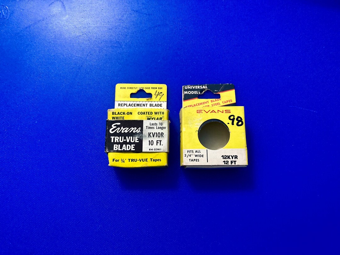 Evans Tape Measure Refills Etsy