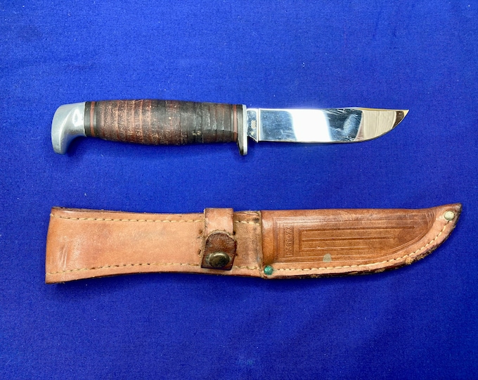 Vintage Case Fixed Blade Knife Etsy