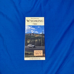 Wyoming Official State Highway Map