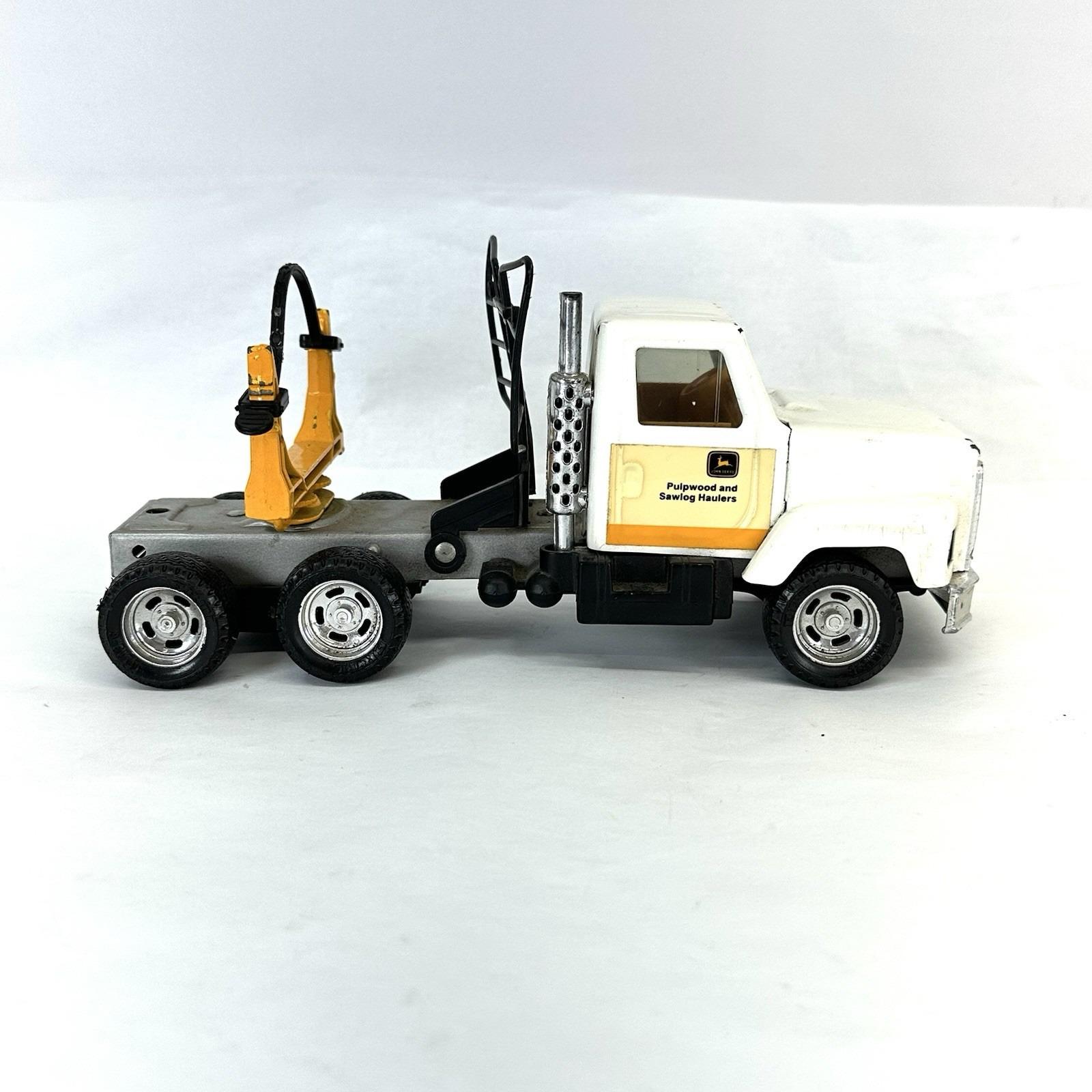 Logging Diecasts Vintage John Deere Pulpwood & Sawlog Haulers Logging Truck Diecast Toy ...