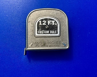 Vintage Push Pull Tape Measure