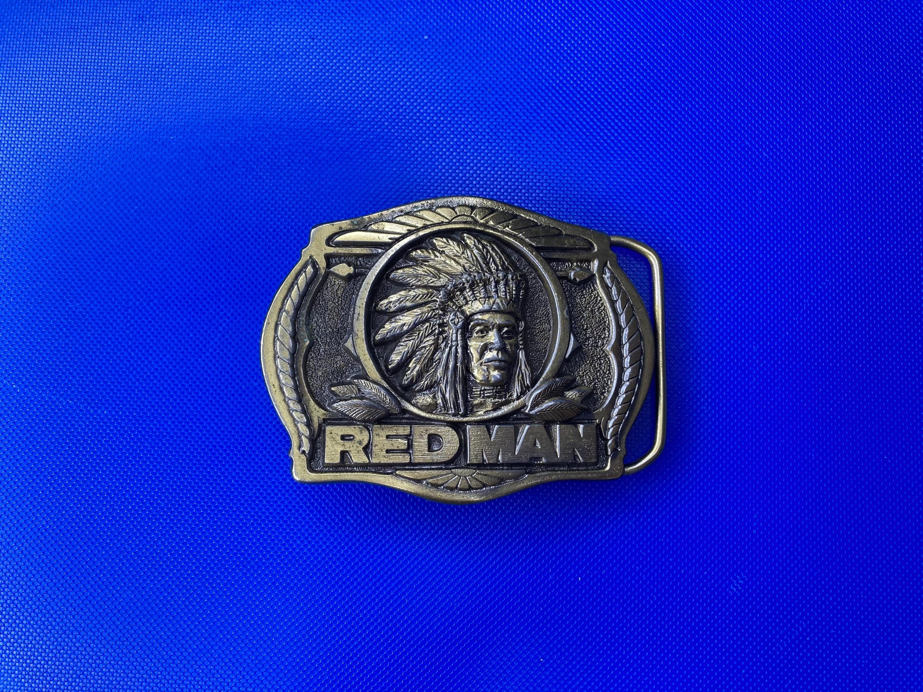 Brass Buckle 1988 Redman Belt Buckle Redman Belt Buckle