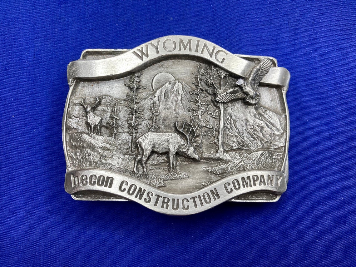 Wyoming Belt Buckle - Etsy