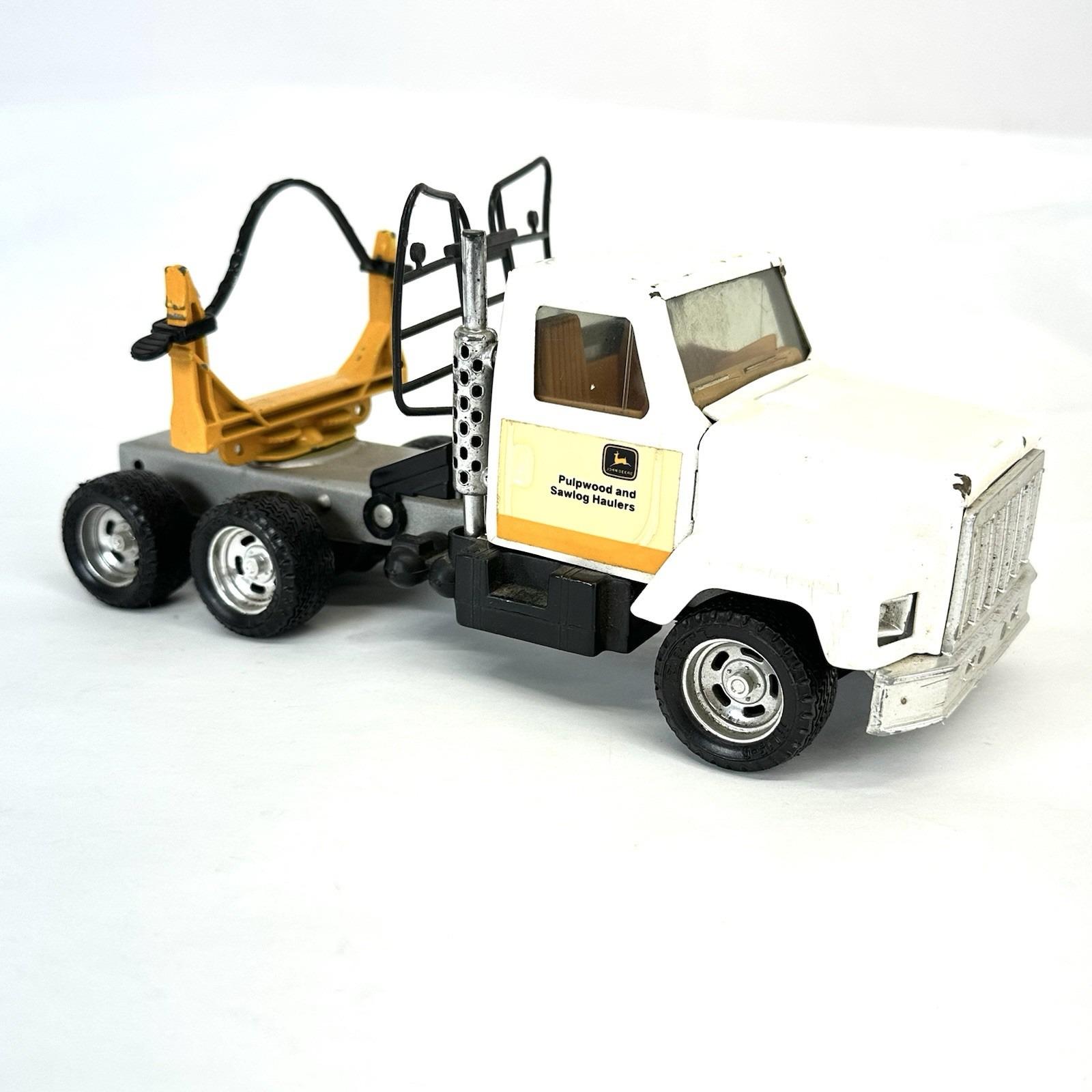 Logging Diecasts Vintage John Deere Pulpwood & Sawlog Haulers Logging Truck Diecast Toy ...