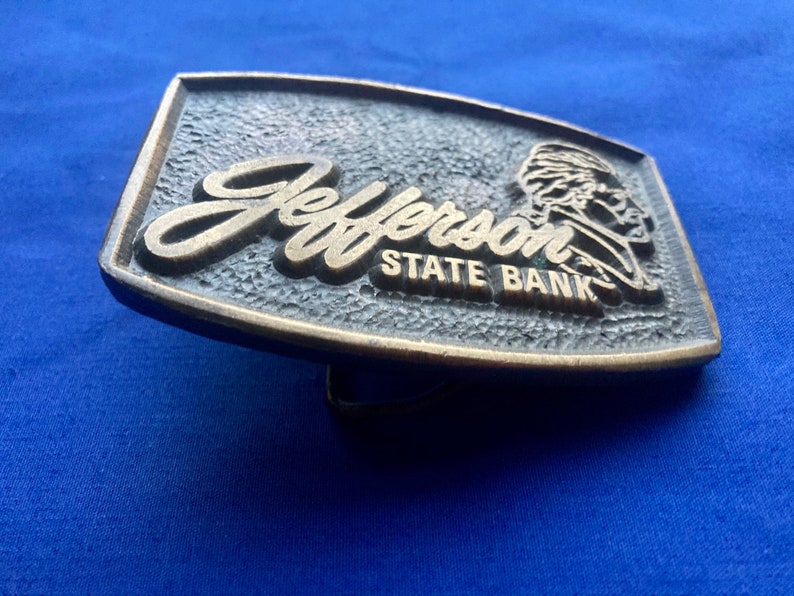 Jefferson State Bank Belt Buckle