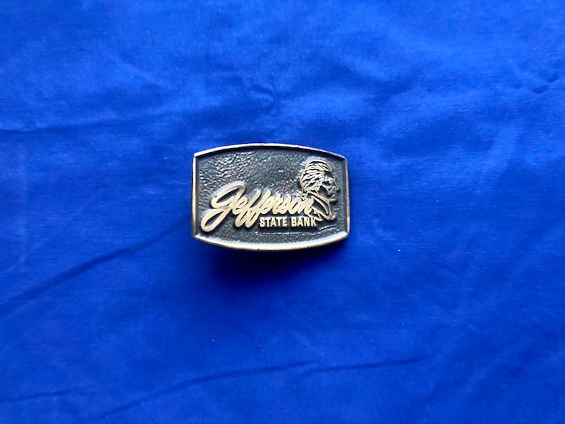 Jefferson State Bank Belt Buckle