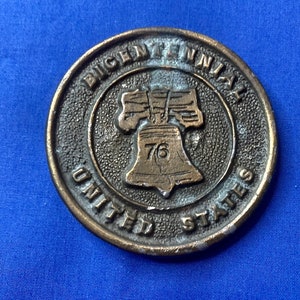 Vintage Belt Buckle Liberty Bell 76