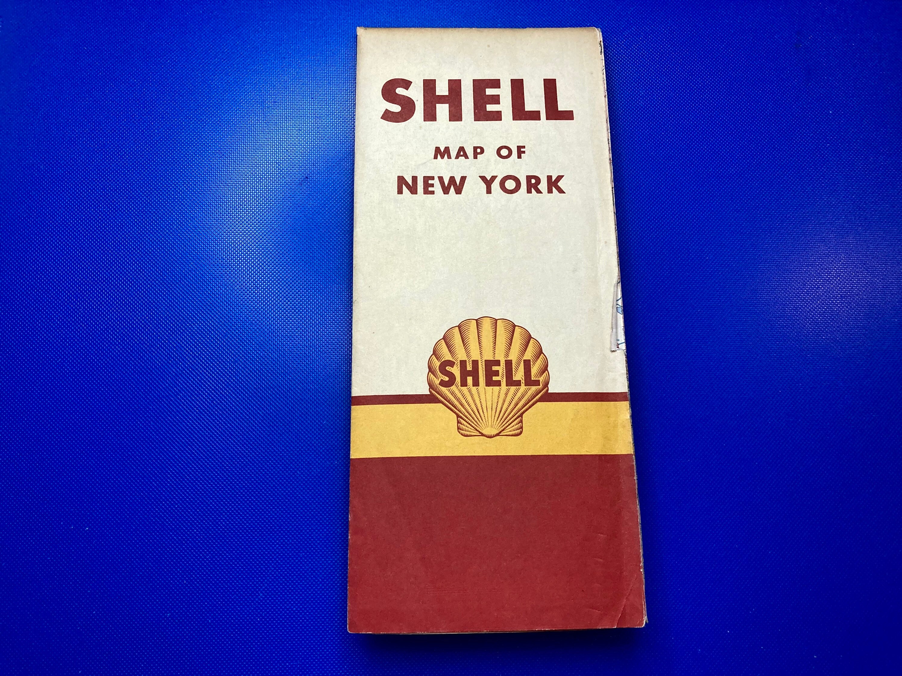 Vintage New York Road Map 1950 - Etsy