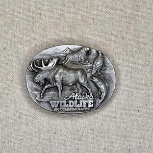 Alaska Wildlife Belt Buckle