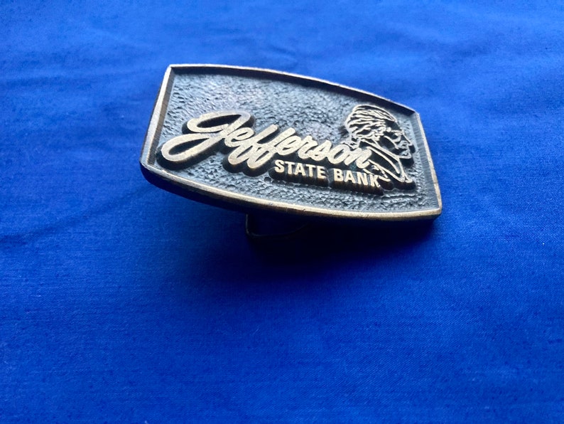 Jefferson State Bank Belt Buckle
