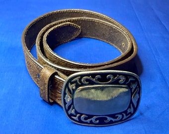 Tony Lama Leather Belt - Etsy