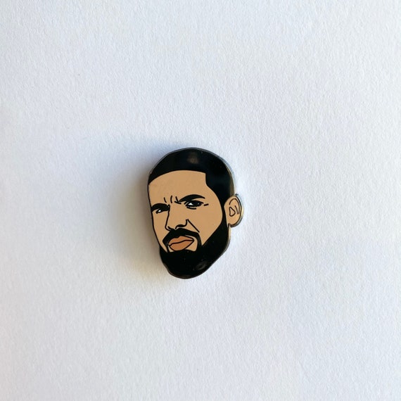 Drake Lapel Pin Hard Enamel Pin - Etsy Australia