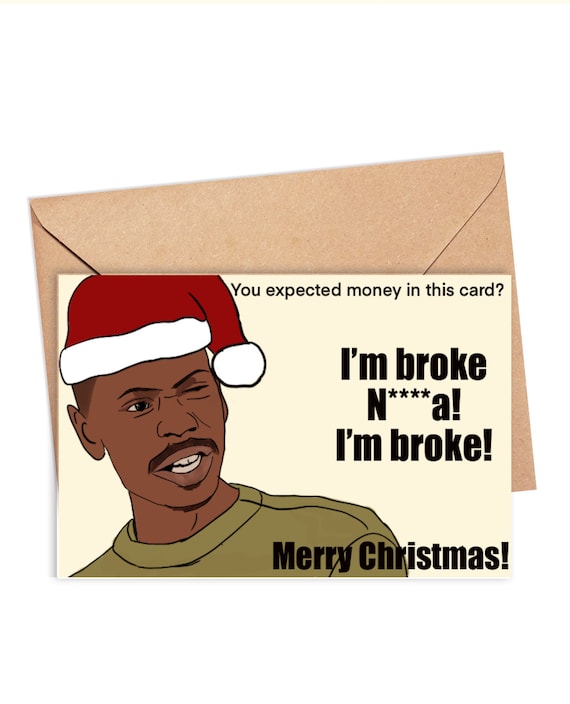 Illustration of Dave Chappelle with the phrase 'Im Broke'