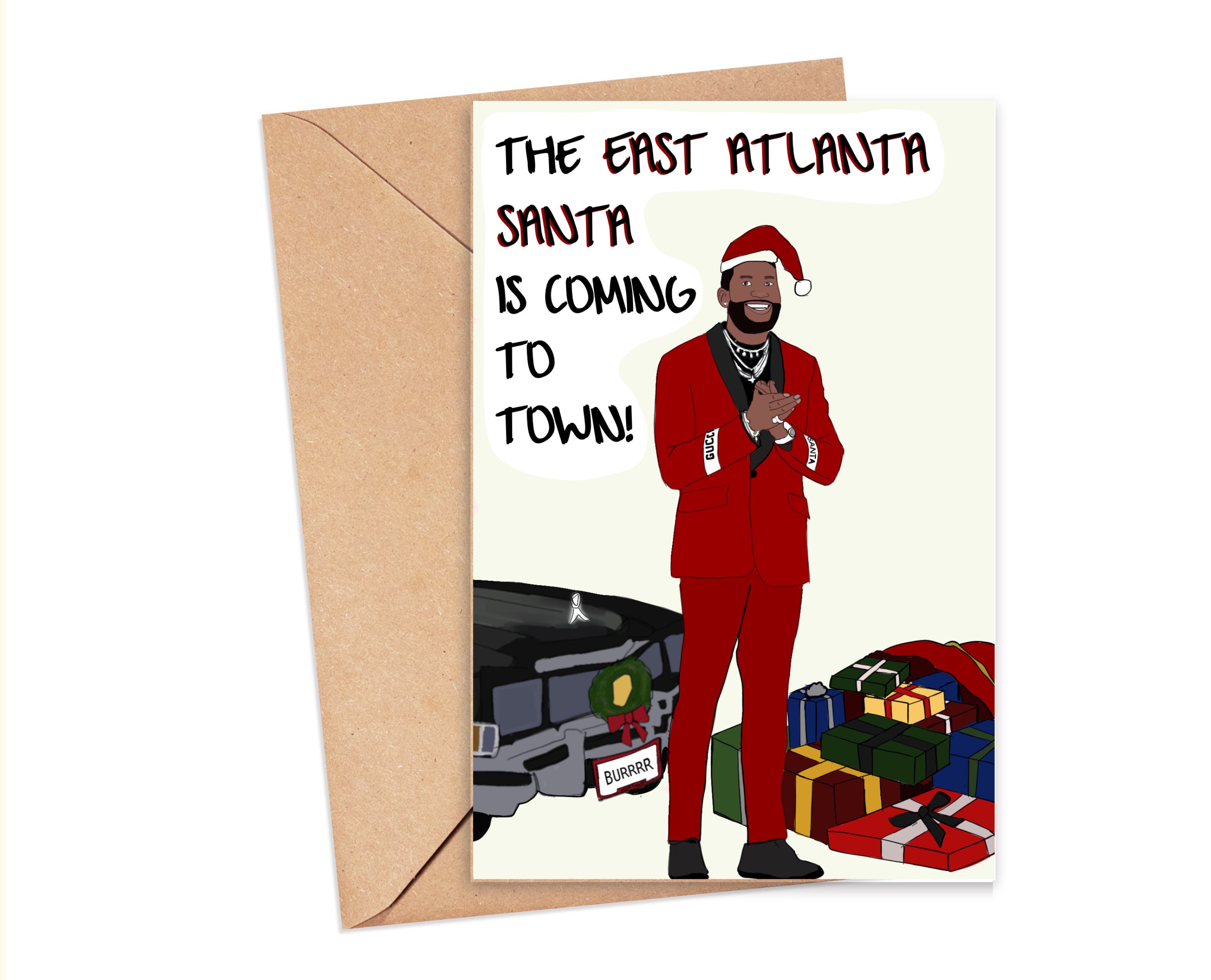 Rap Christmas Card - Etsy