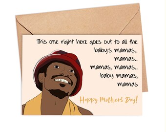 Andre 3000- OutKast- Ms. Jackson- Mother's Day Card