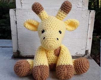 Gehäkelte Giraffe, Handgemacht, Häkeltiere, Amigurumi Giraffe