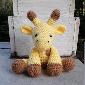 Crochet Giraffe, Handmade, Crochet Animals, Amigurumi Giraffe