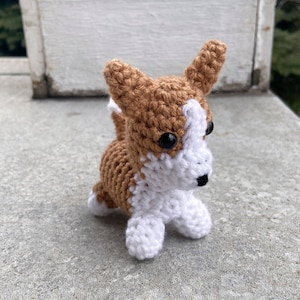 Crochet Corgi, Amigurumi Corgi, Crochet Animal